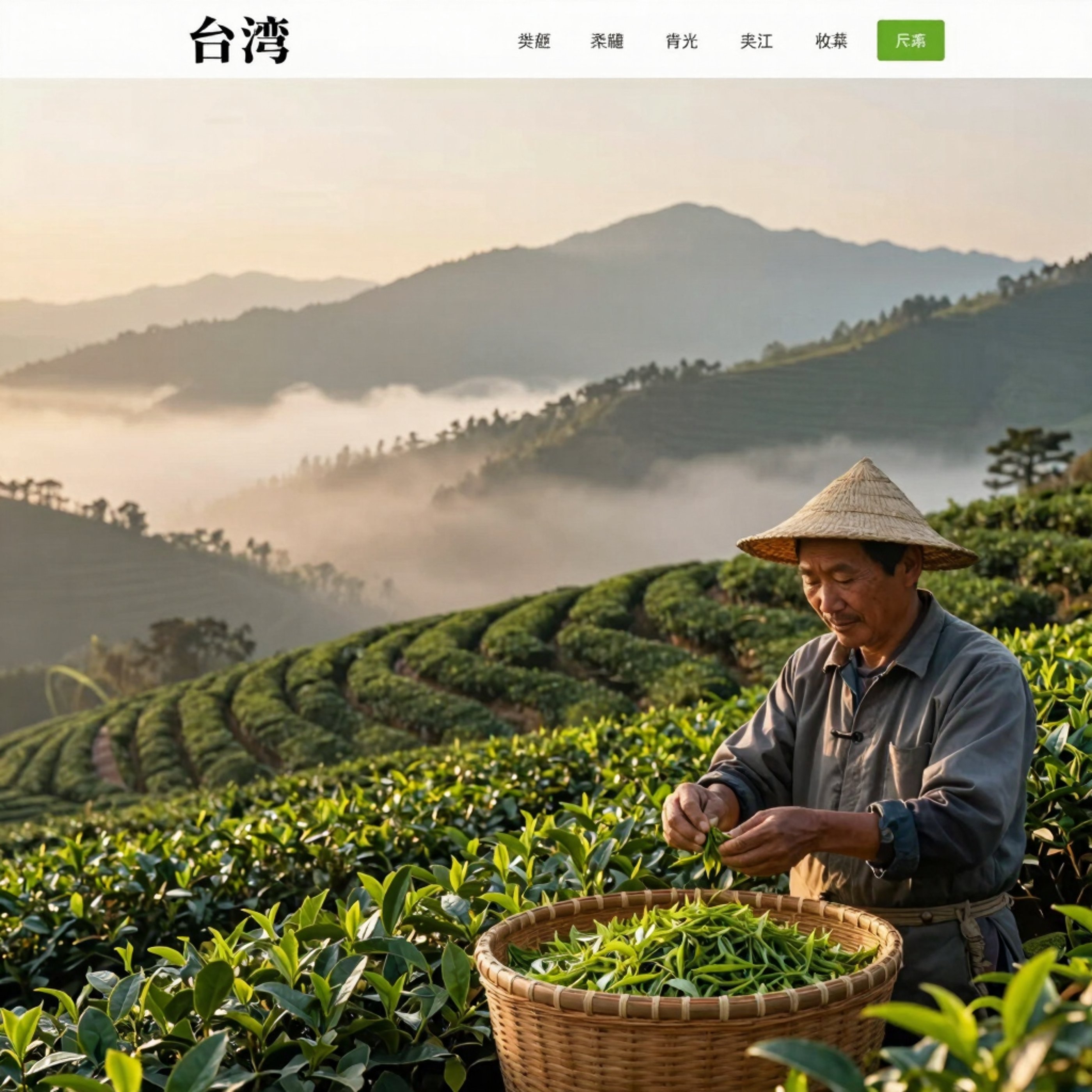 Taiwan High Mountain Tea Gardens